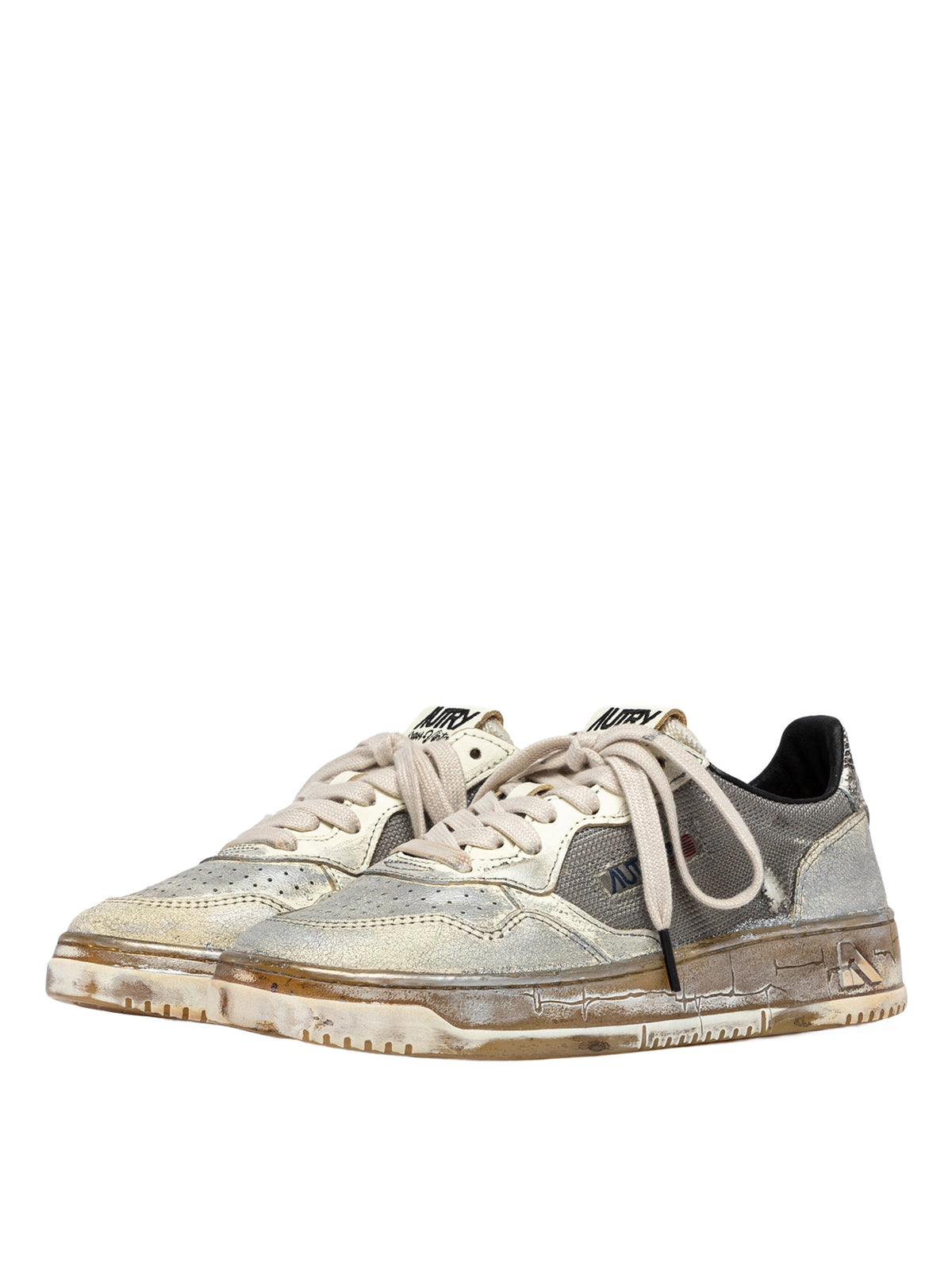 Autry Medalist Low Super Vintage Sneaker Damen silber Bild 2