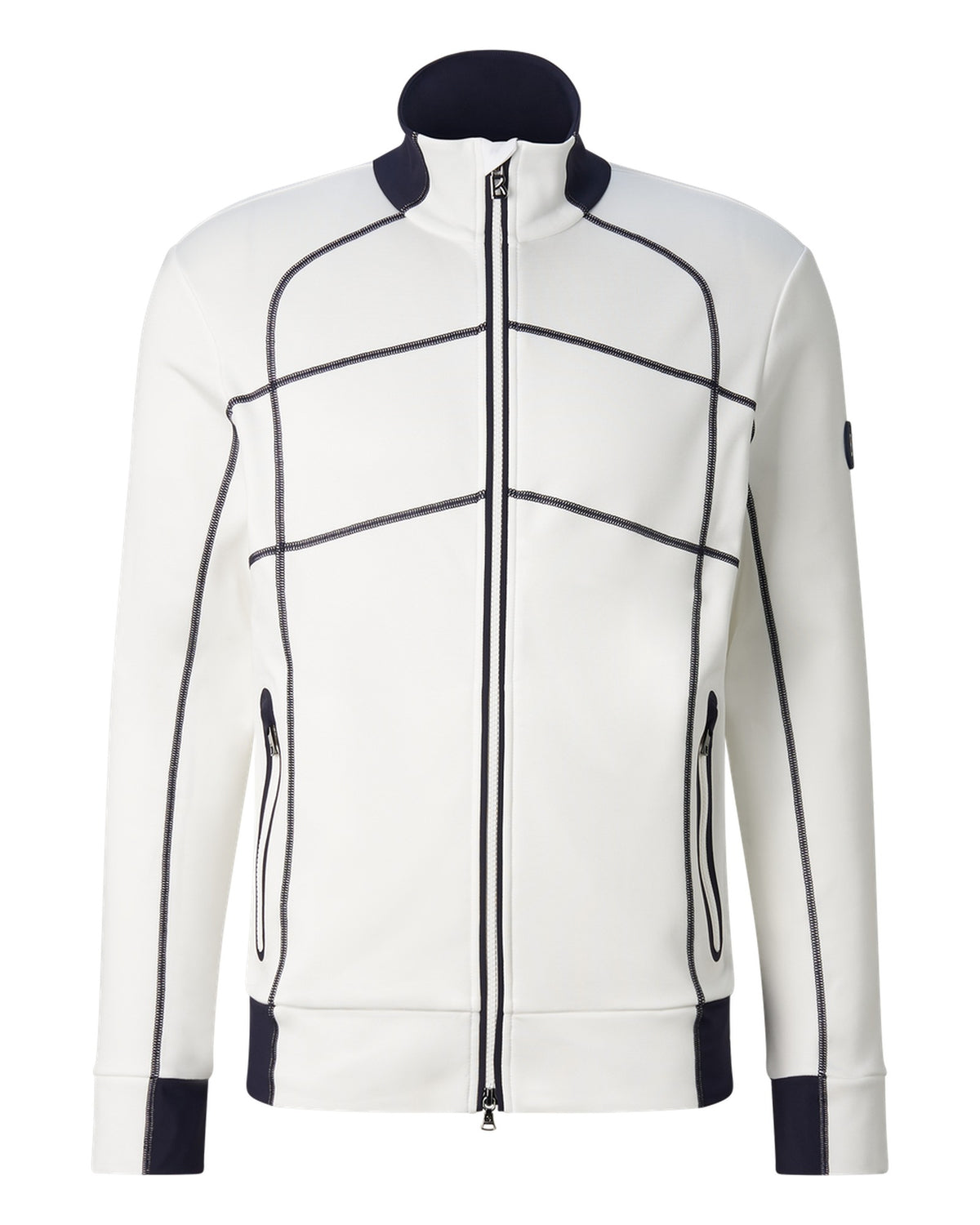 Bogner HAYO Herren-Midlayer-Jacke dunkelblau/weiss Bild 1