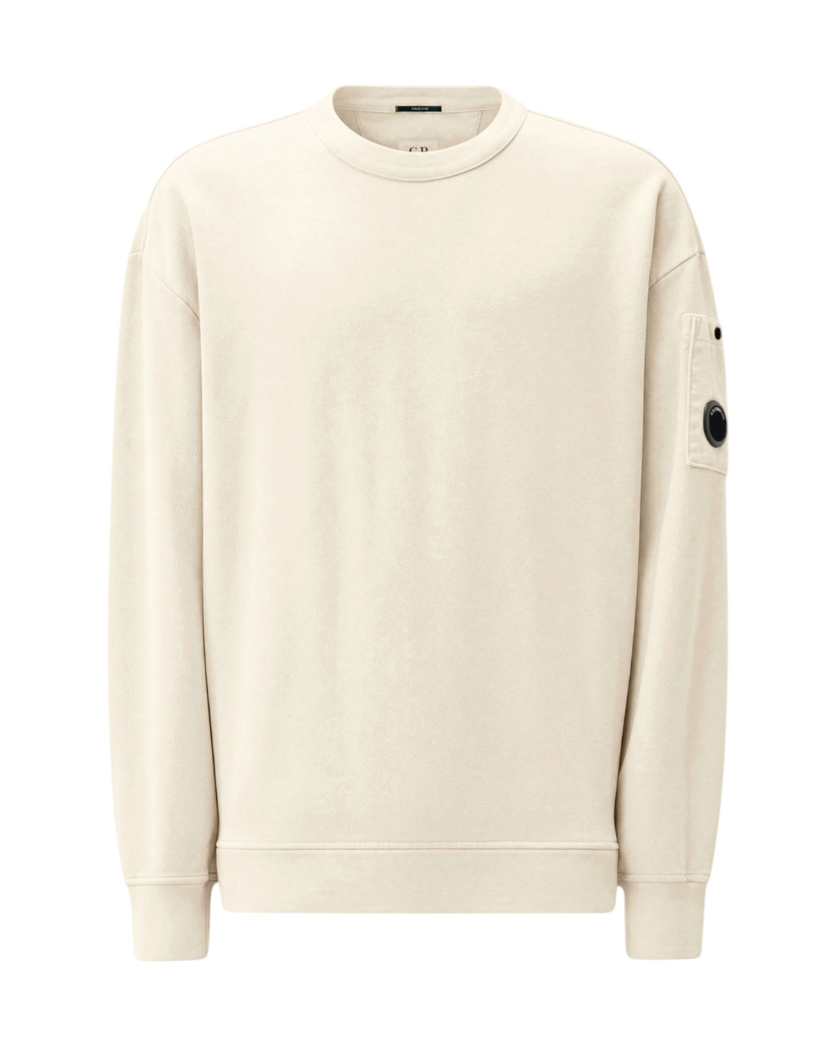 C.P. Company Diagonal Fleece Boxy Lens Herren-Sweatshirt beige Bild 1