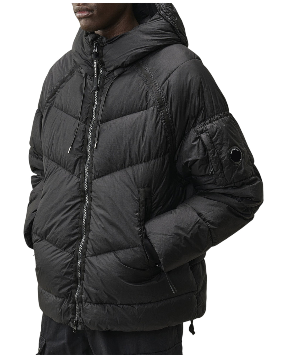 C.P. Company Down Shield Herren-Daunenjacke schwarz Bild 1