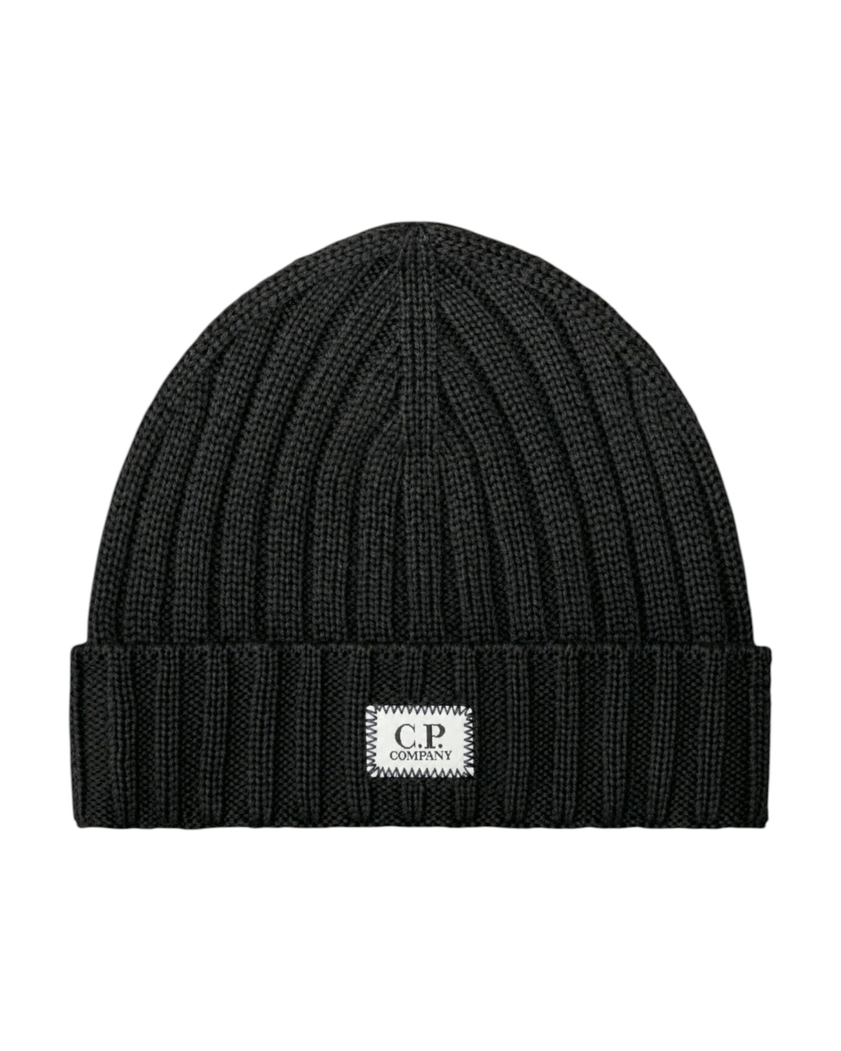 C.P. Company Merino Logo Herren-Beanie - CP Company - MEINFREUDENHAUS