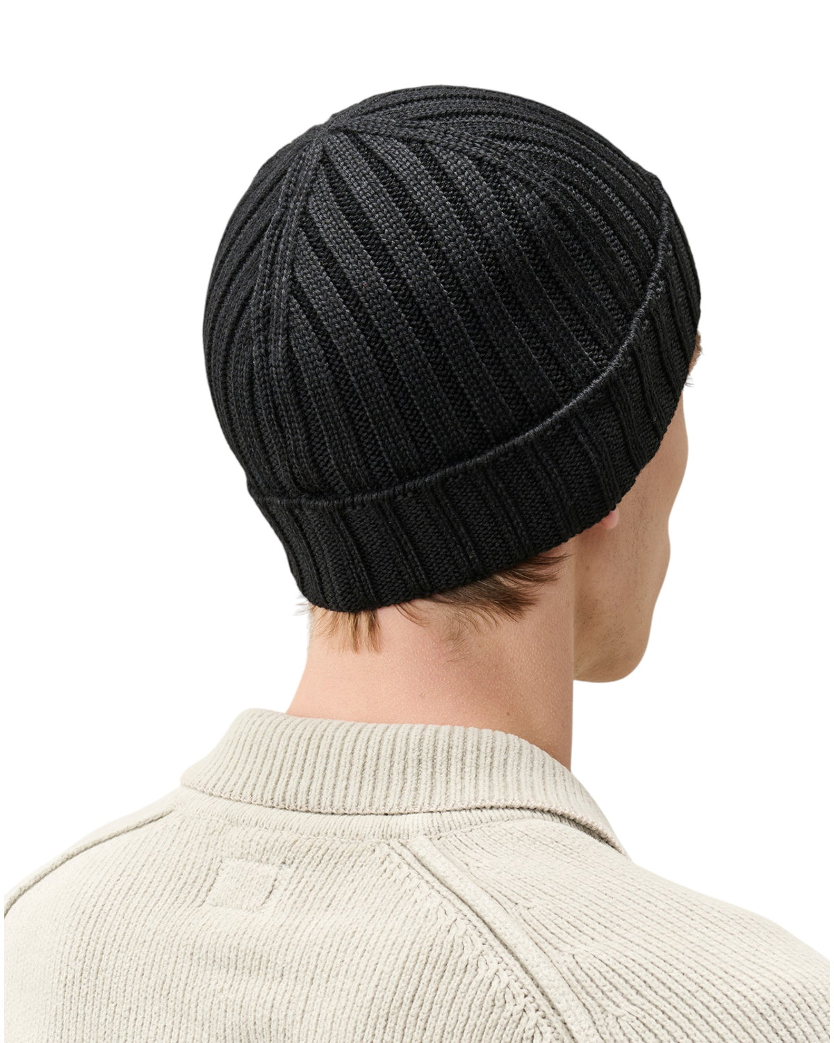 C.P. Company Merino Logo Herren-Beanie - CP Company - MEINFREUDENHAUS
