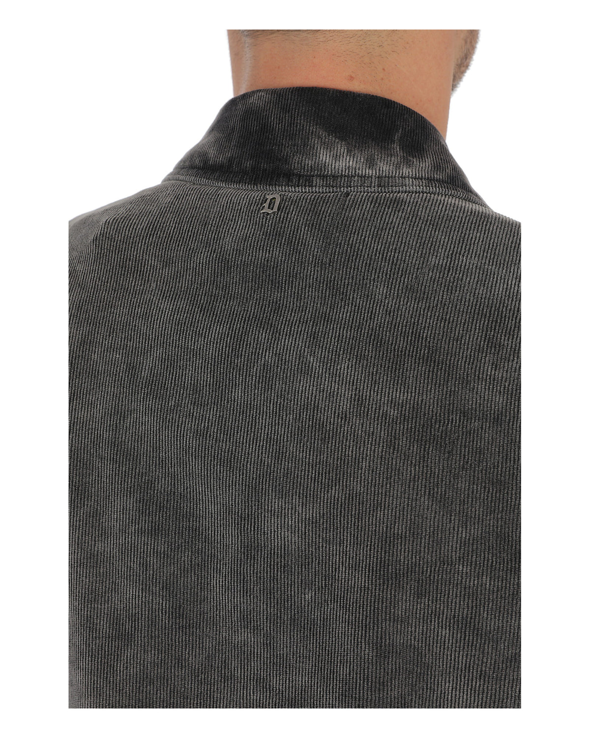 Dondup Herren-Jacke aus Stretch-Feincord dunkelgrau Bild 3