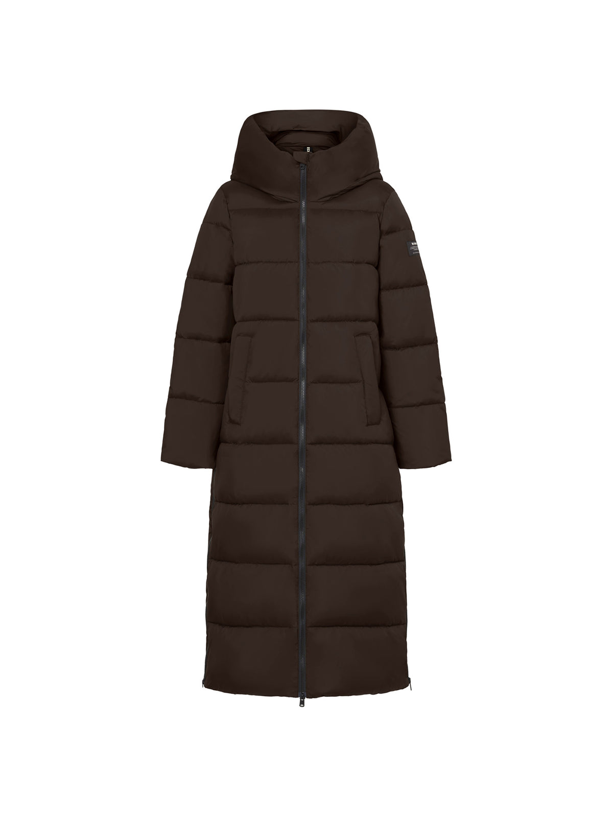 Ecoalf Aranda Mantel Damen schwarz schwarz Bild 2