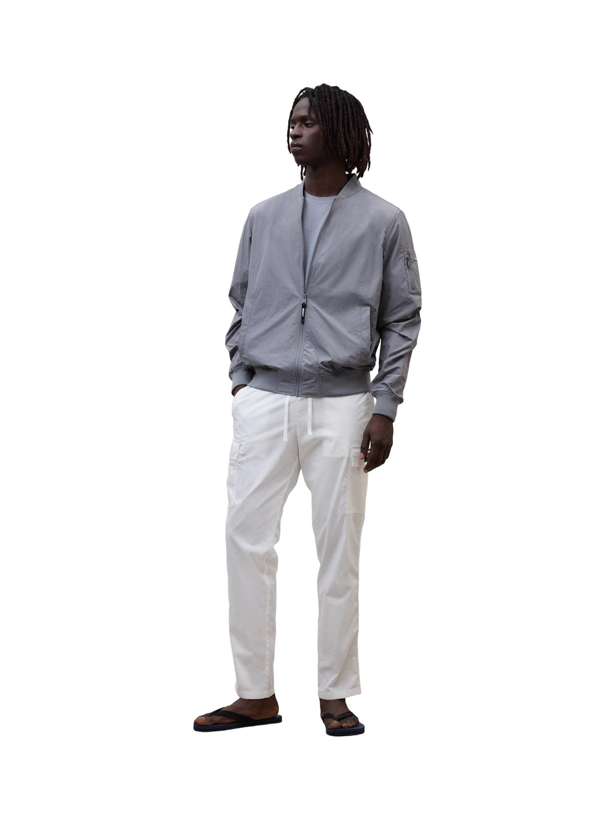 Ecoalf Wale Jacke Herren grau Bild 1