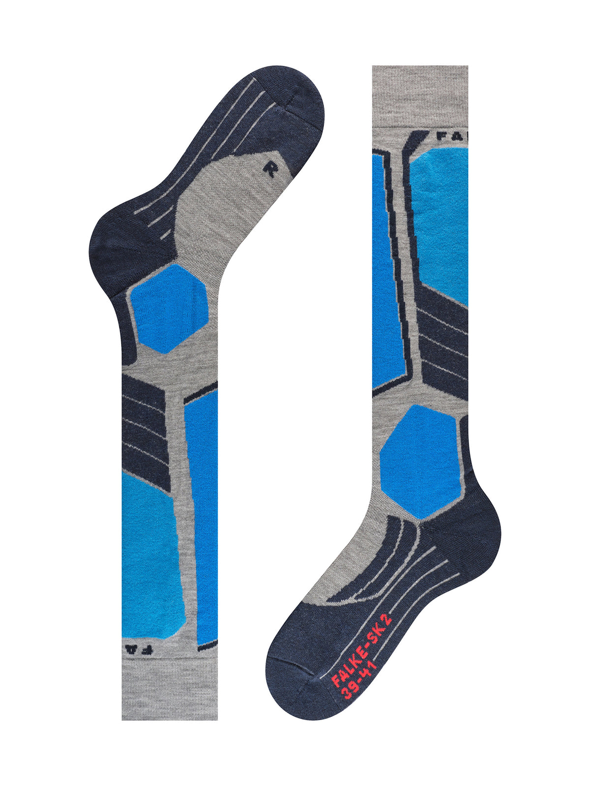 Falke SK2 Skisocken Herren blau/grau Bild 3