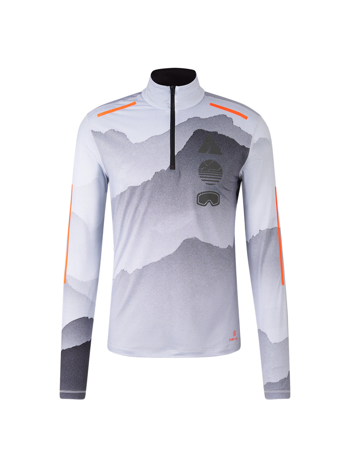 Fire+Ice Pascal Baselayer Herren orange/grau Bild 1