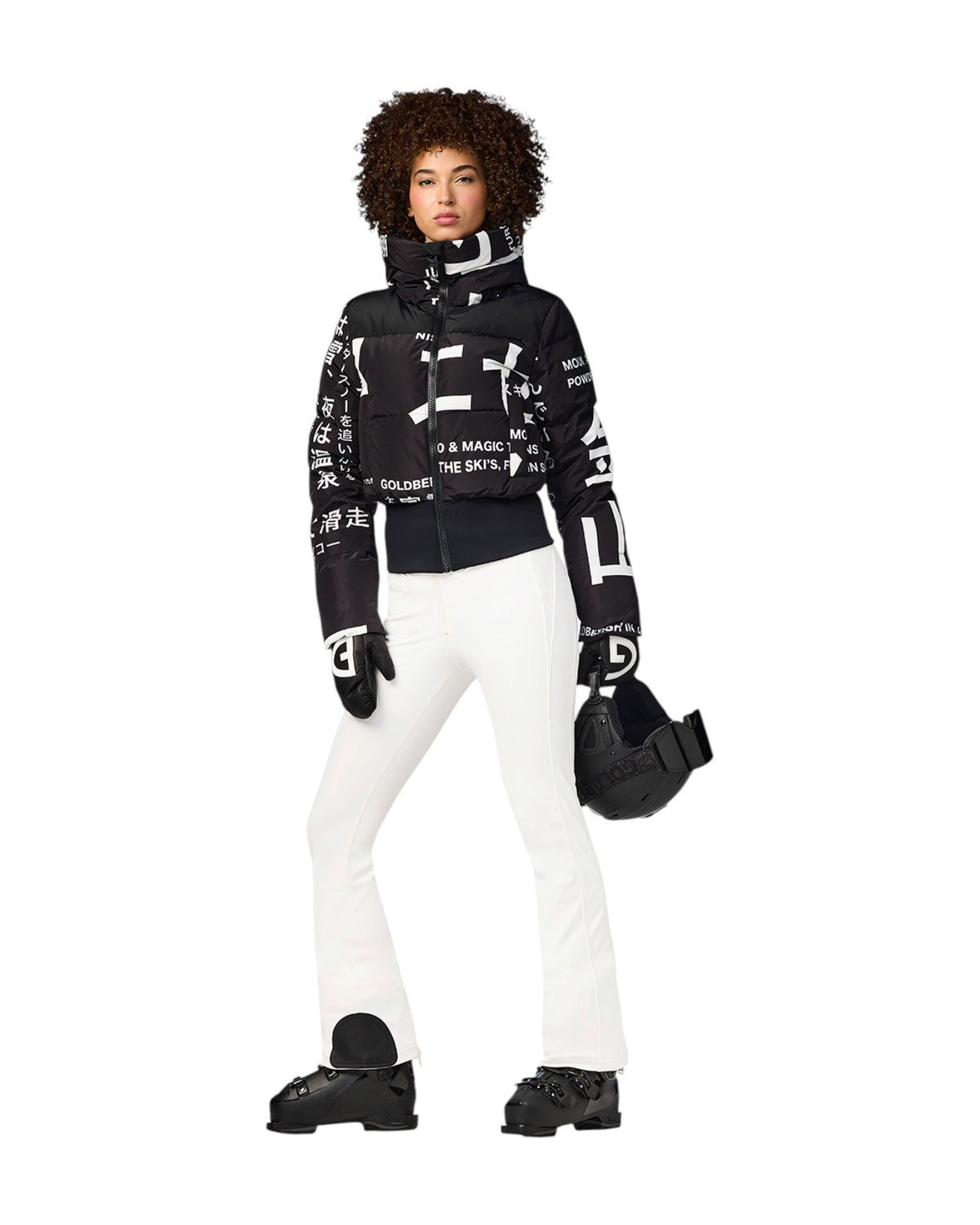 Goldbergh GAITO Damen-Skijacke schwarz/weiss Bild 3