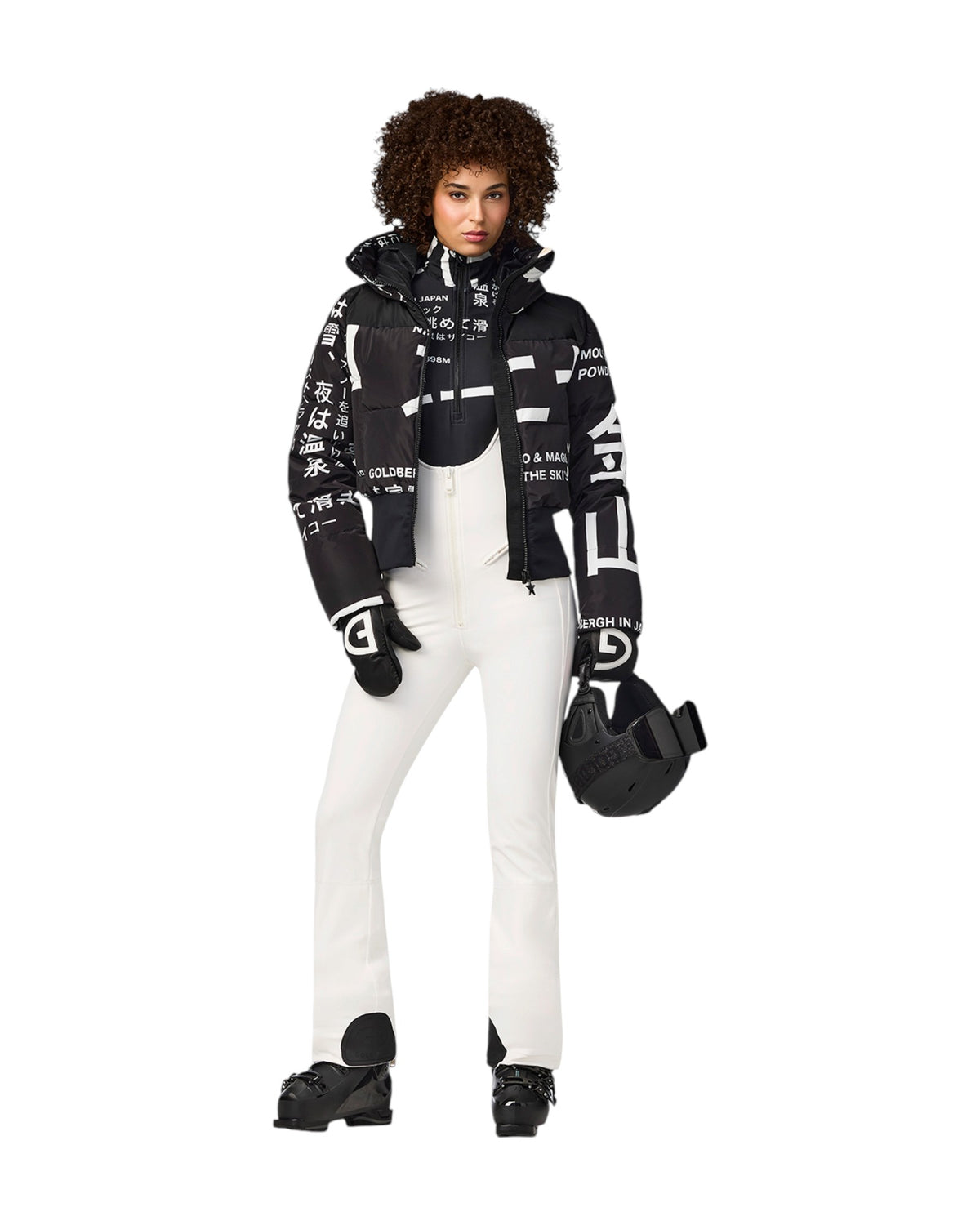 Goldbergh GAITO Damen-Skijacke schwarz/weiss Bild 5