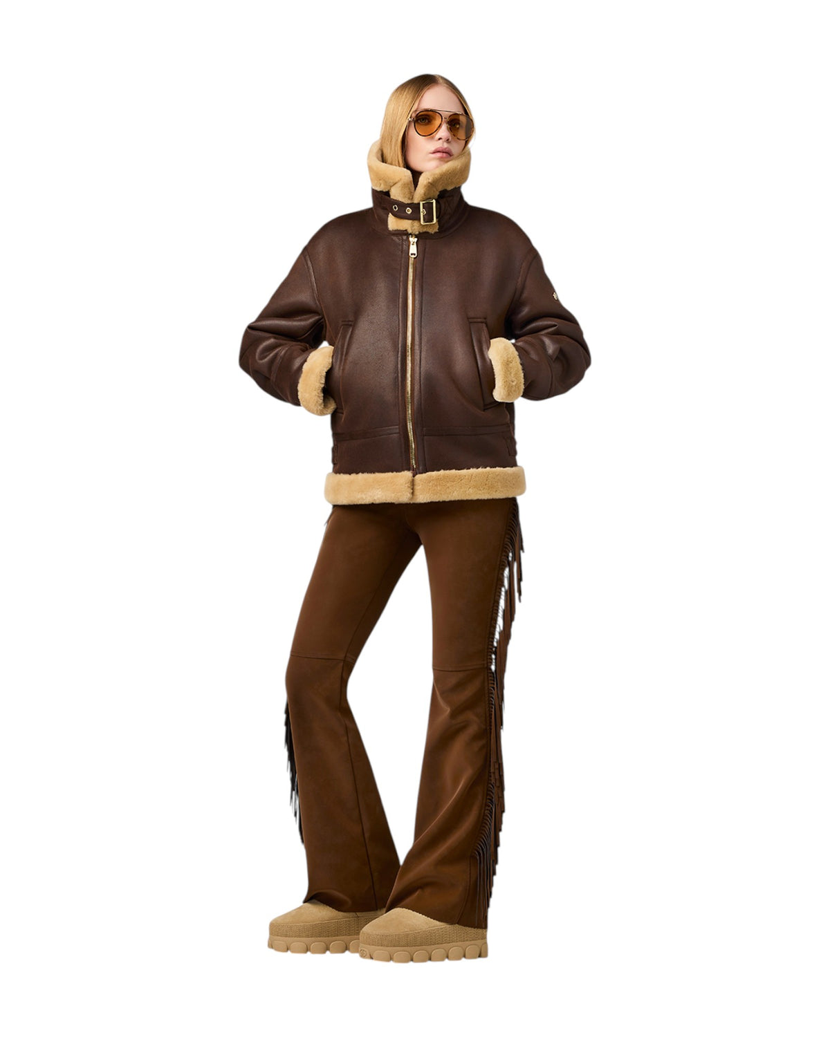 Goldbergh KEISA Damen-Jacke dunkelbraun Bild 3