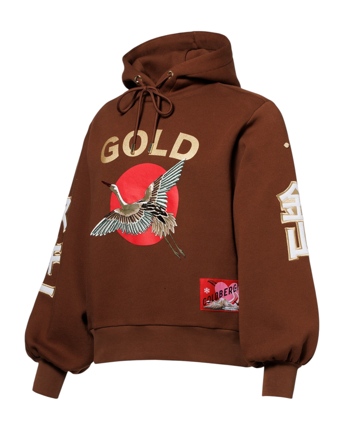 Goldbergh TOBU Damen-Kapuzenpullover dunkelbraun Bild 2