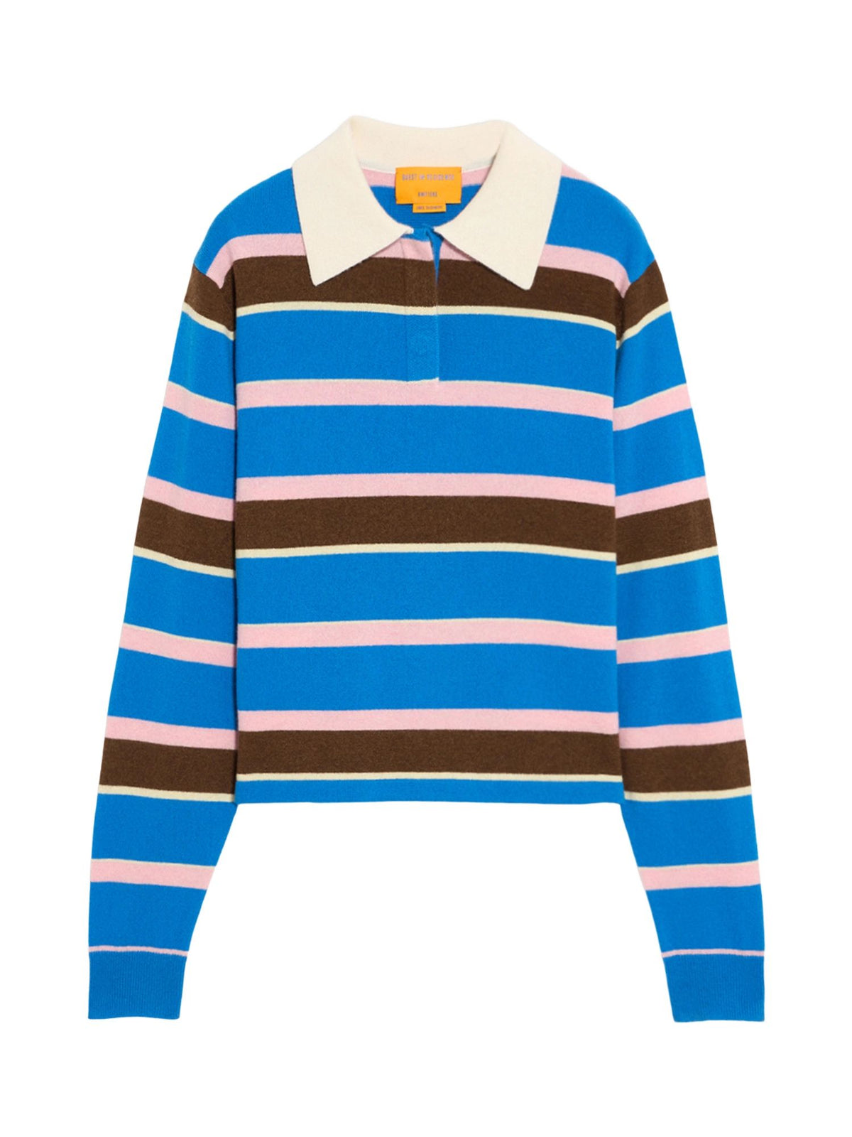 Guest in Residence Rugbyshirt Damen blau/pink Bild 1