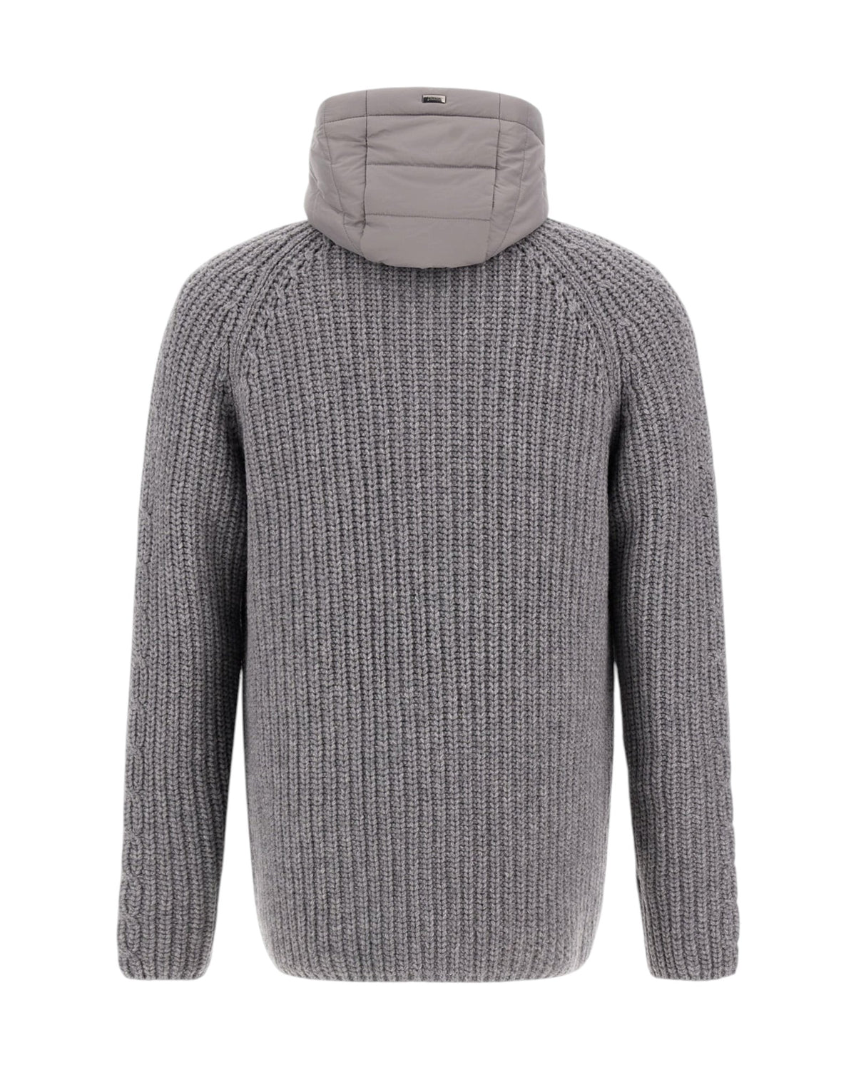 Herno Merino Zopfstrick Herren-Strickjacke mit Kapuze - Herno - MEINFREUDENHAUS