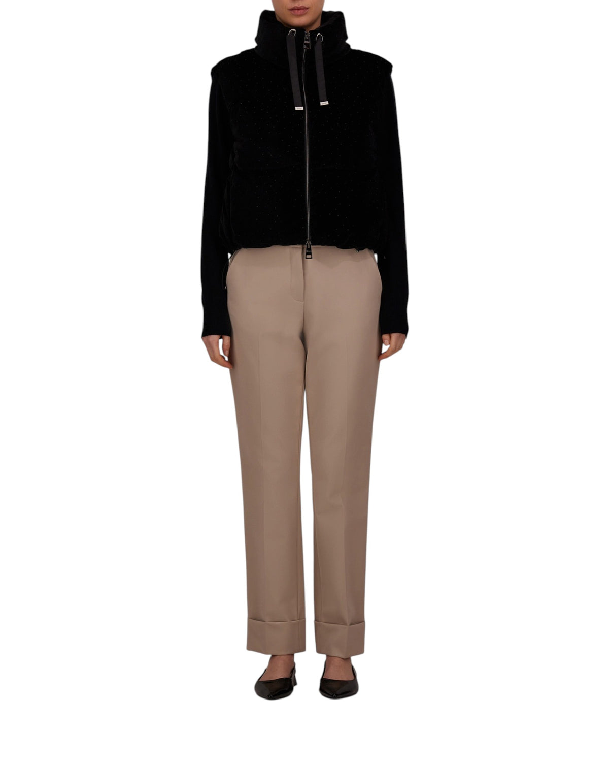 Herno Samt-Strass Damen-Daunenweste - Herno - MEINFREUDENHAUS
