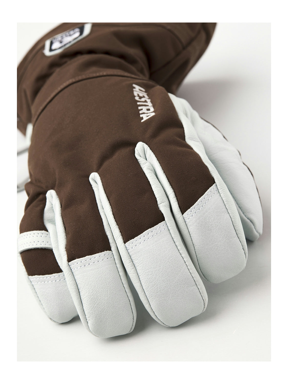 Hestra ARMY LEATHER HELI SKI 5 FINGER Herren-Skihandschuhe schwarz Bild 6