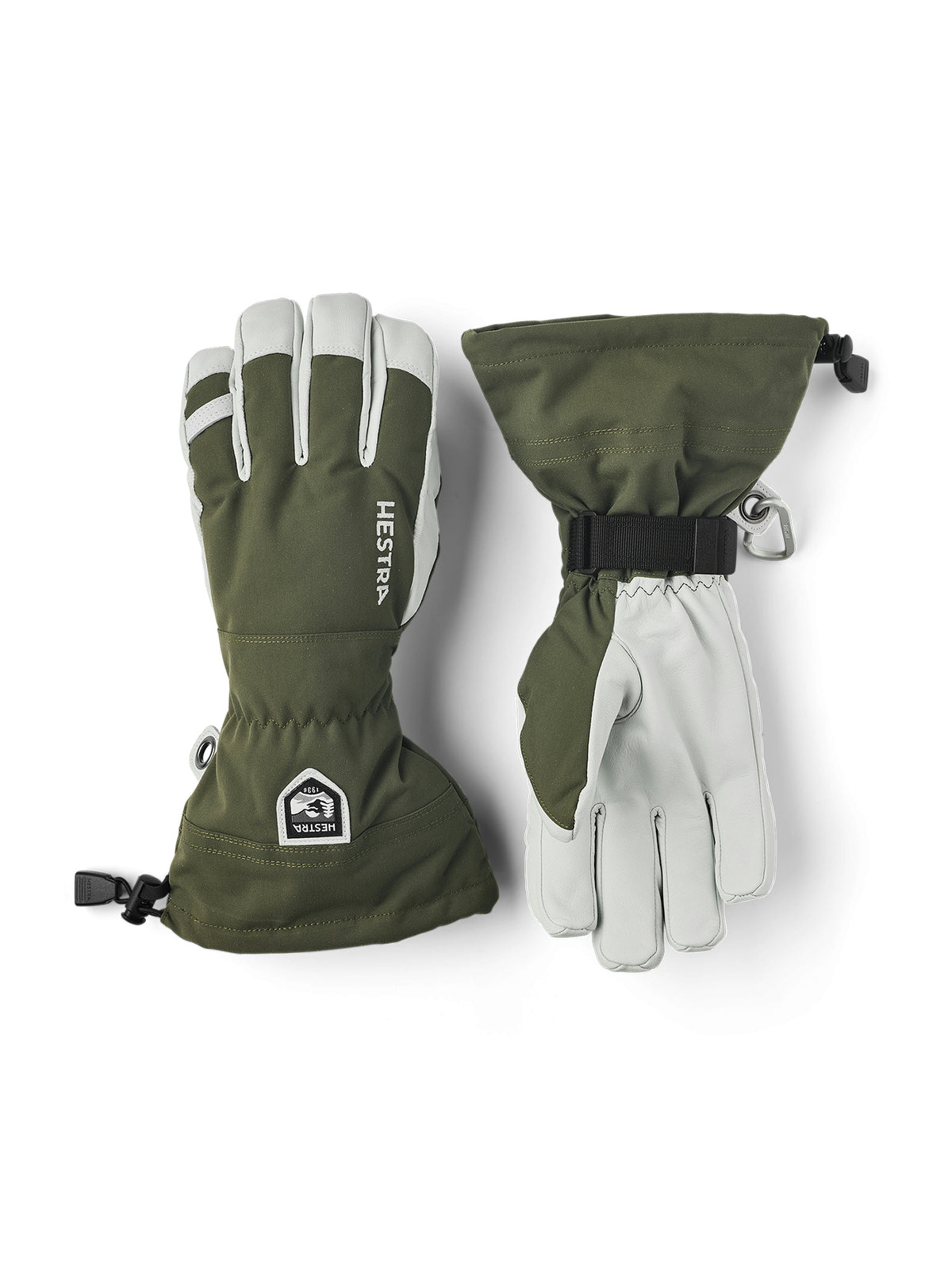 Hestra ARMY LEATHER HELI SKI 5 FINGER Herren-Skihandschuhe schwarz Bild 10