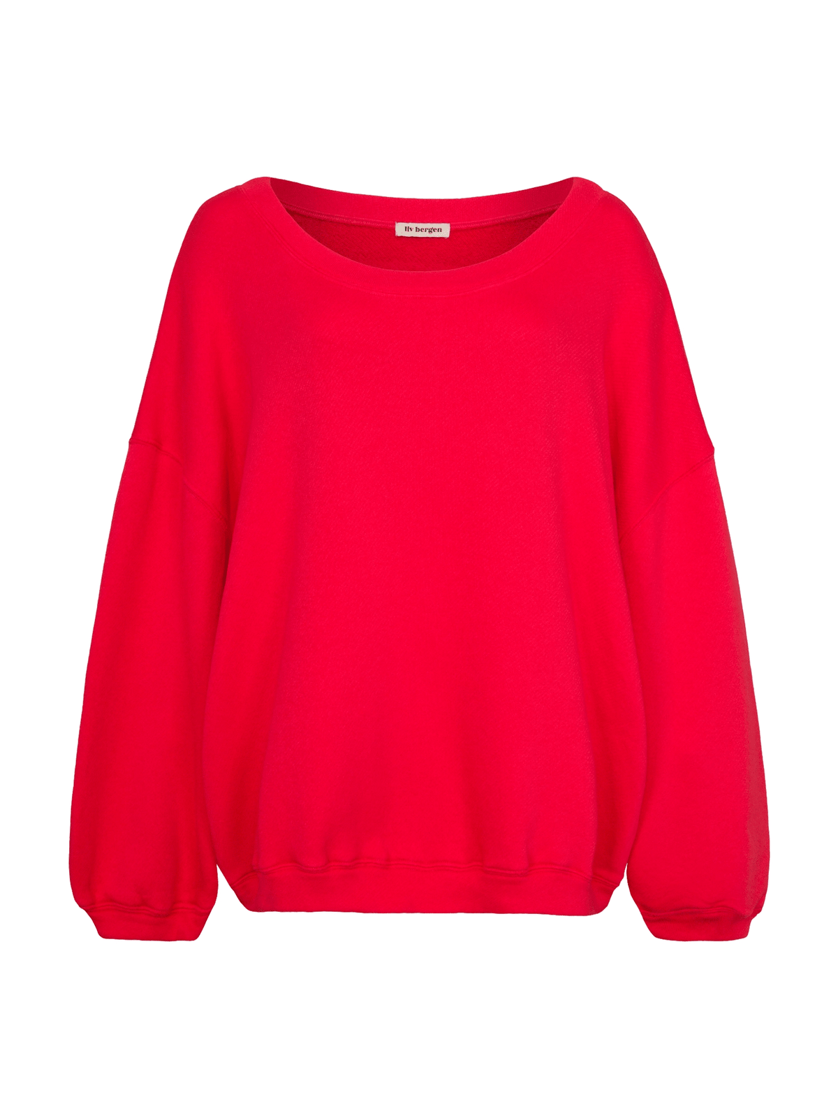 Liv Bergen Oversized Sweater Square Sweater Damen rot rot Bild 1