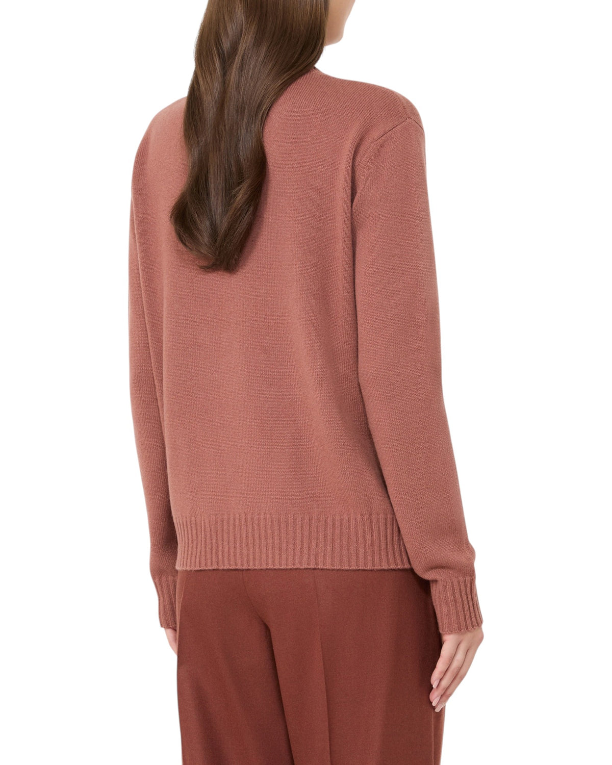 Max Mara MXMLUME Damen-Kaschmirpullover Altrosa Bild 4
