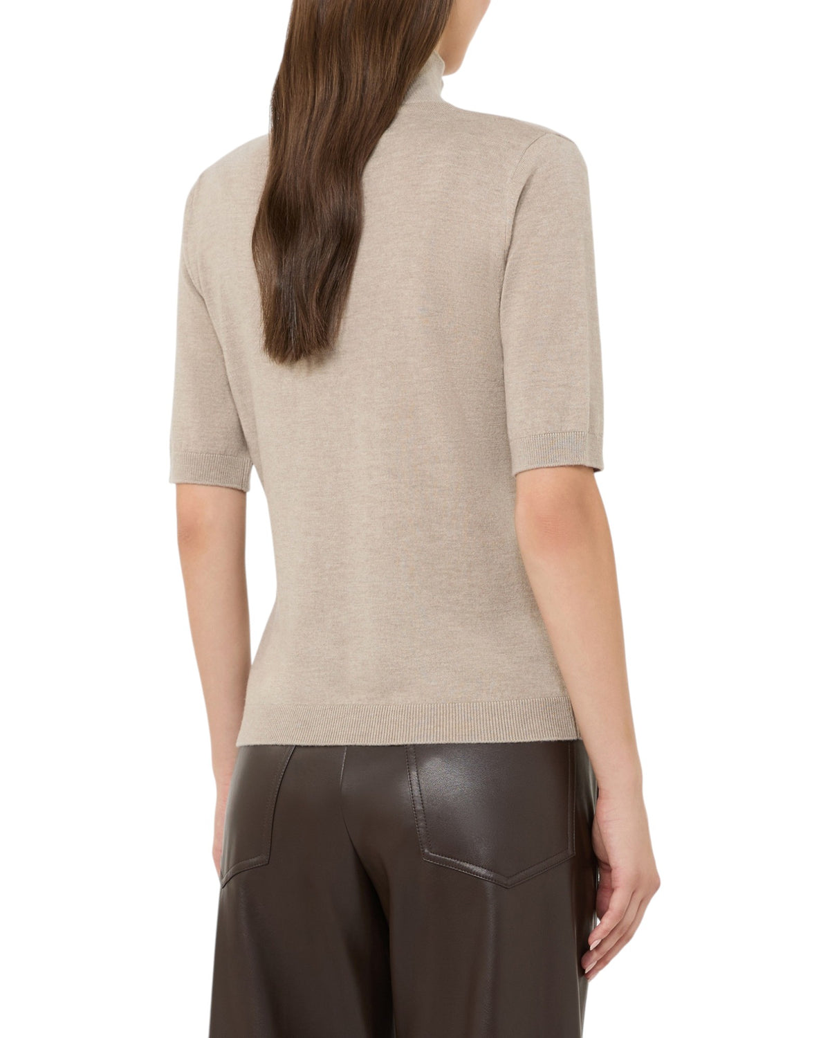 Max Mara SMMCANTONE Damen-Kurzarm-Rollkragenpullover - MaxMara - MEINFREUDENHAUS