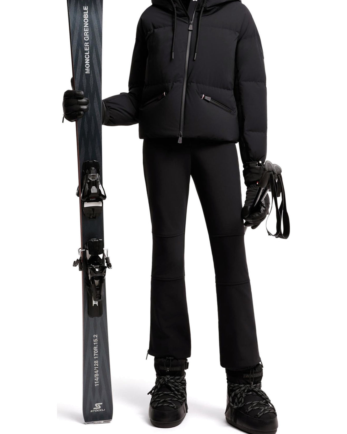 Moncler ALLESAZ Damen-Skijacke schwarz Bild 3