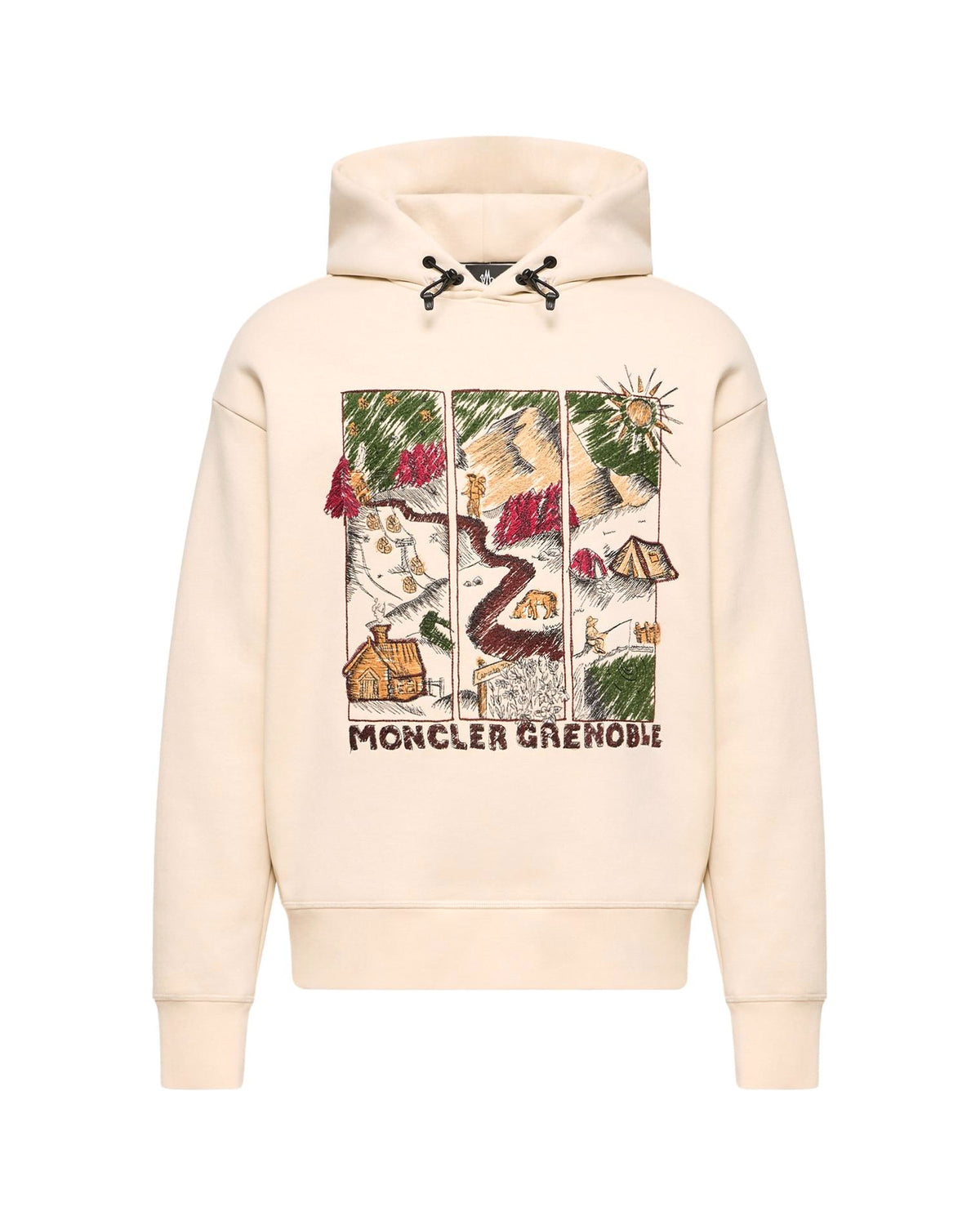 Moncler GRENOBLE Herren-Hoodie natur Bild 1