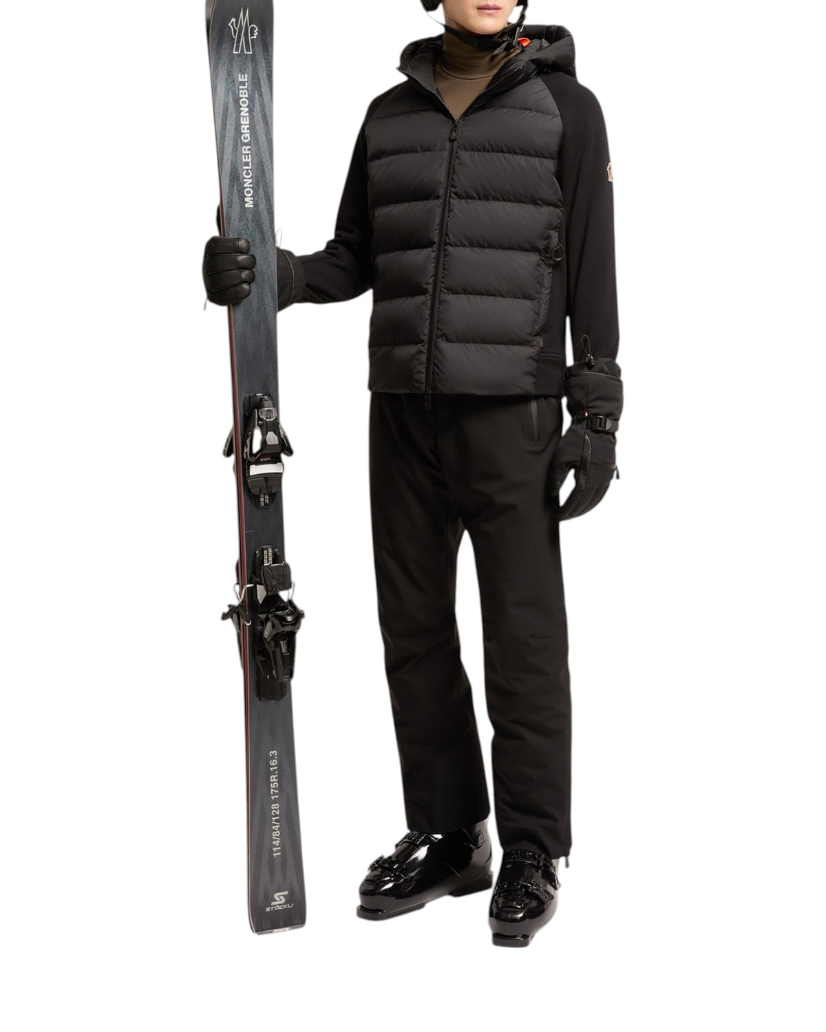 Moncler Zip Up Cardigan Unterziehjacke Herren schwarz Bild 3