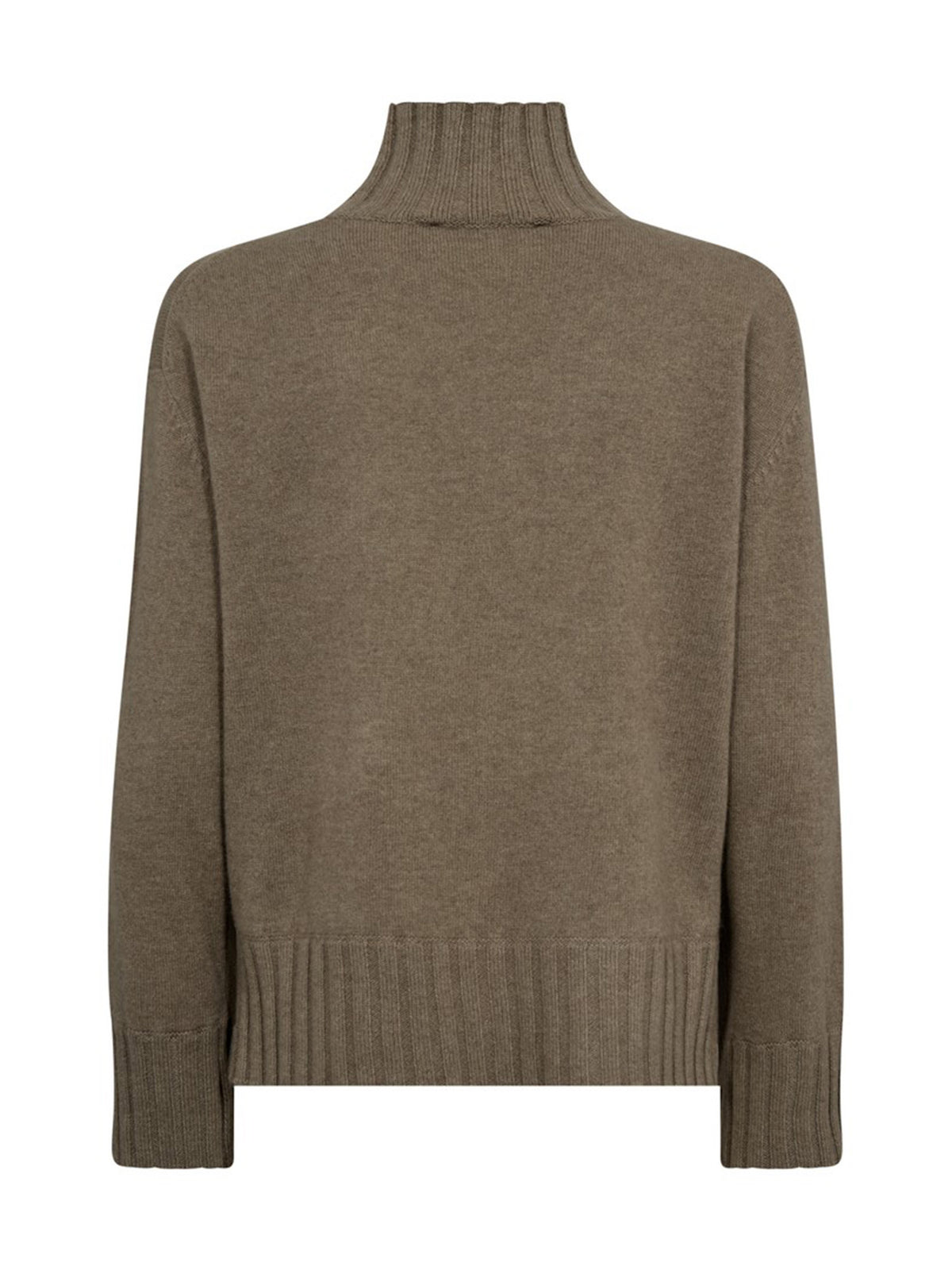 Mos Mosh Aima Cashmere Highneck Strickpullover Damen braun braun Bild 2
