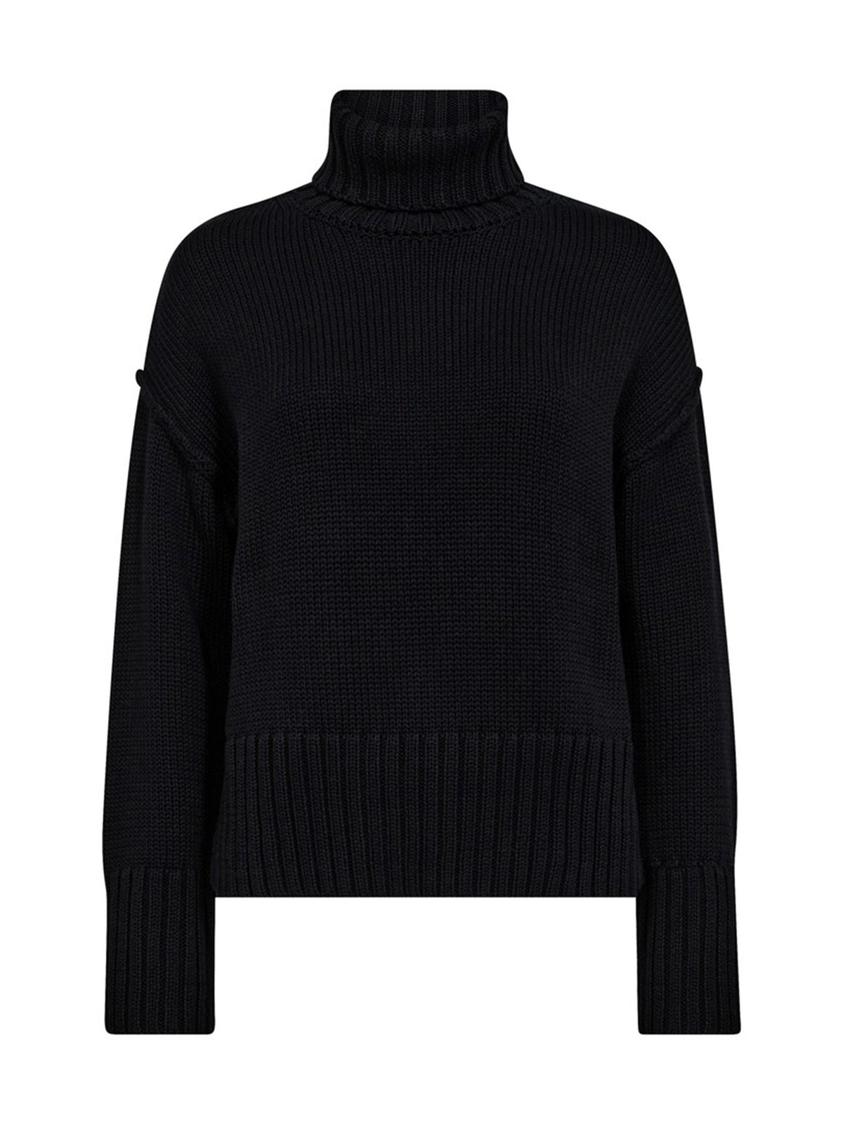 Mos Mosh Rola Bine Rollneck Strickpullover Damen schwarz schwarz Bild 1