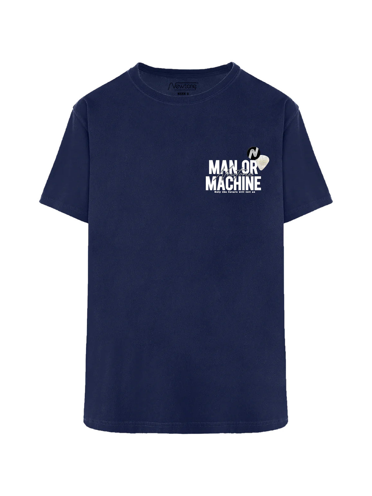 T-Shirt Trucker Machine dunkelblau Bild 1