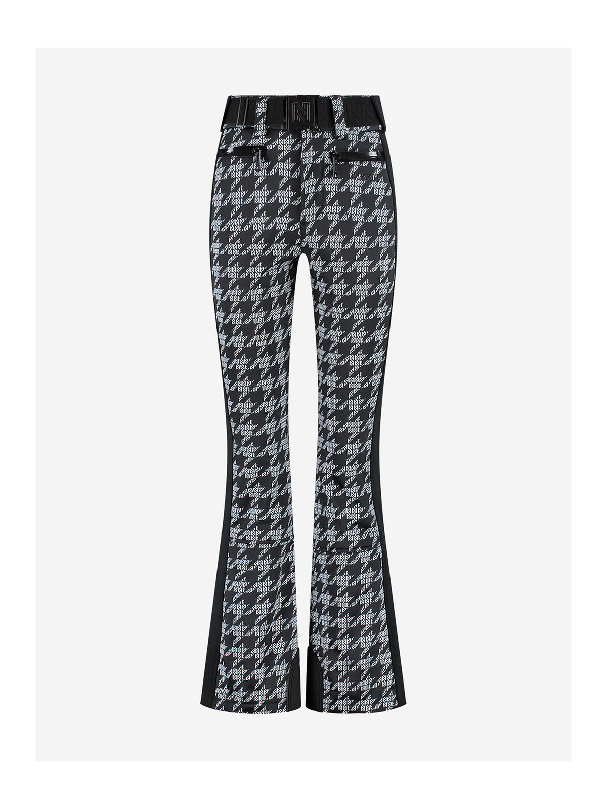 Nikkie Grace Contrast Logo Skihose Damen schwarz/weiss schwarz/weiss Bild 1