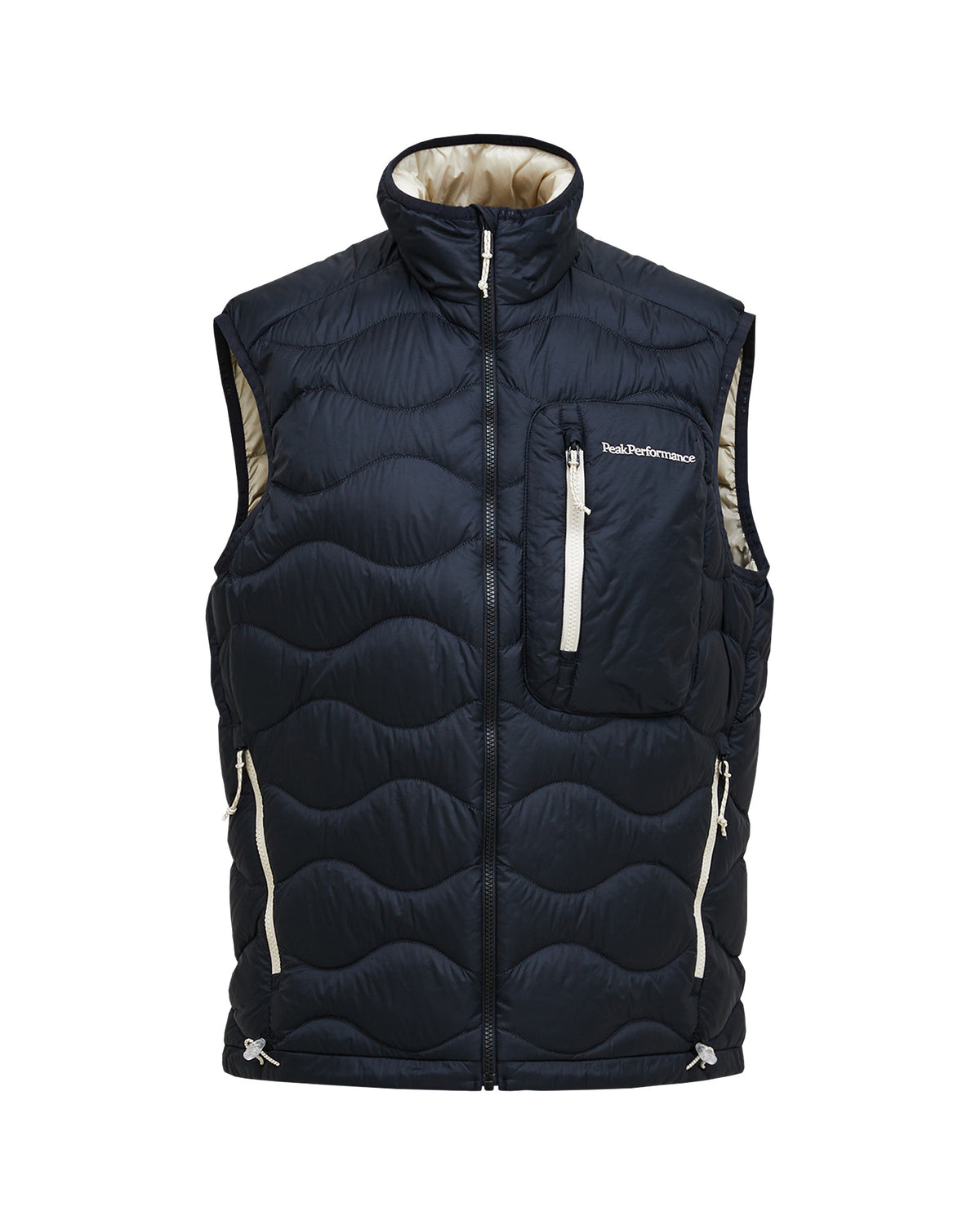 Peak Performance Helium Utility Down Herren-Daunenweste schwarz/weiss Bild 1