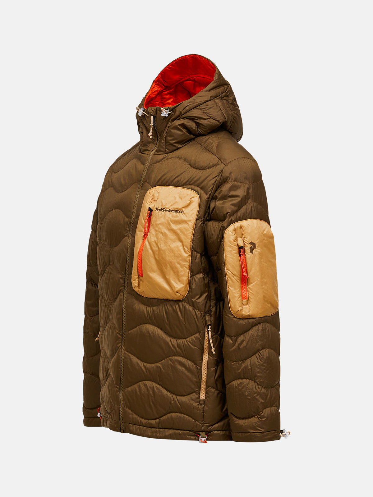Peak Performance Helium Utility Down Midlayer Herren beige/grün beige/grün Bild 17