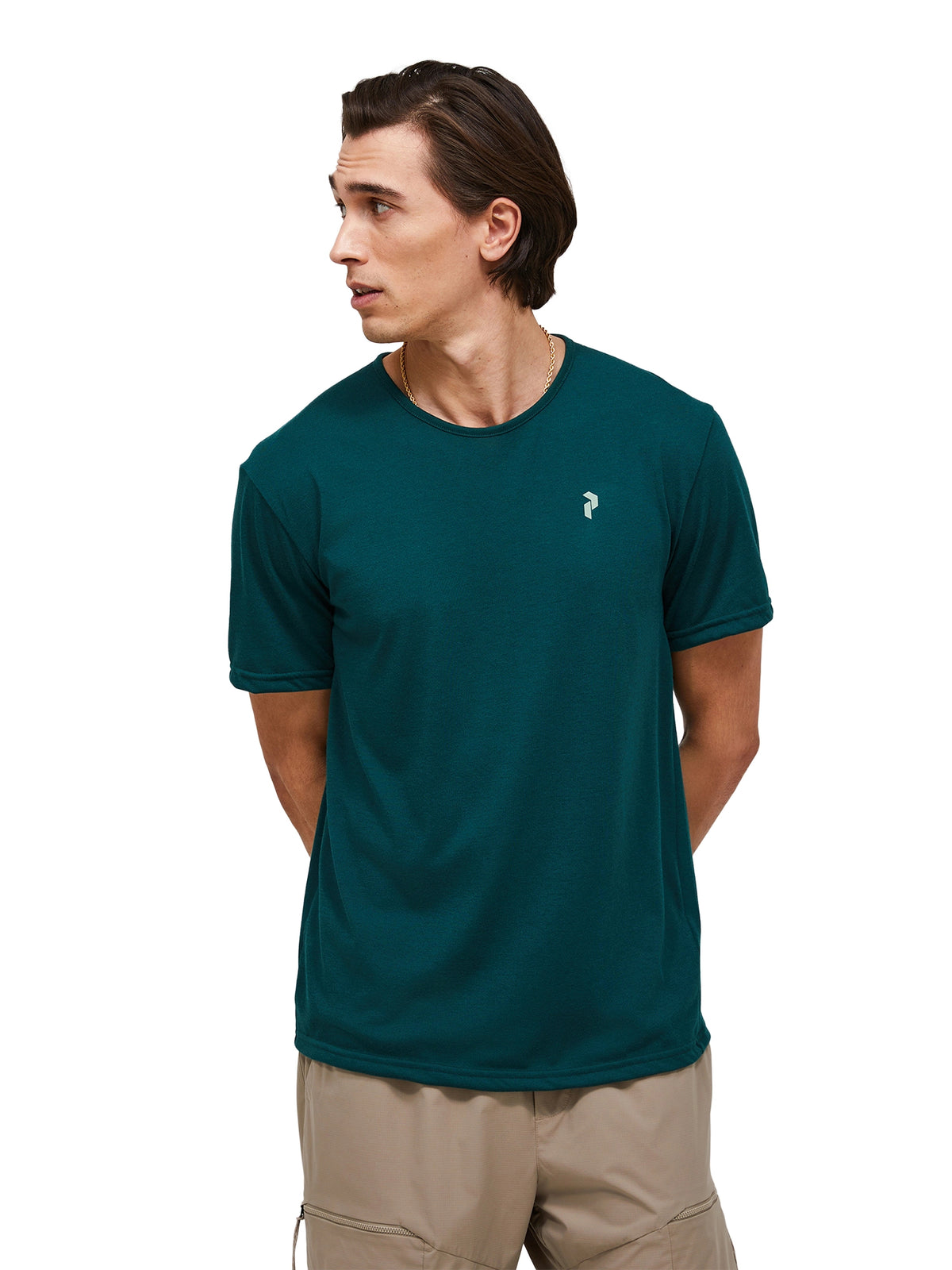 Peak Performance Men Wool Blend Tee T-Shirt Herren dunkelgrün dunkelgrün Bild 4