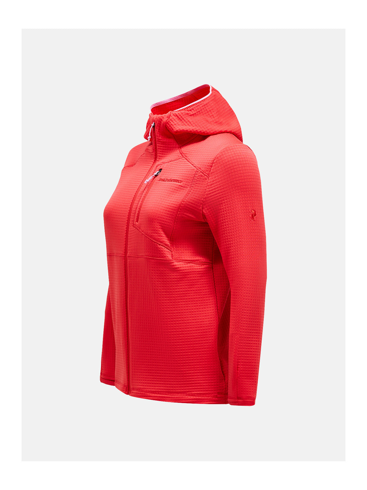 Peak Performance Trail Polartec Zip Hood Baselayer Damen beige beige Bild 6