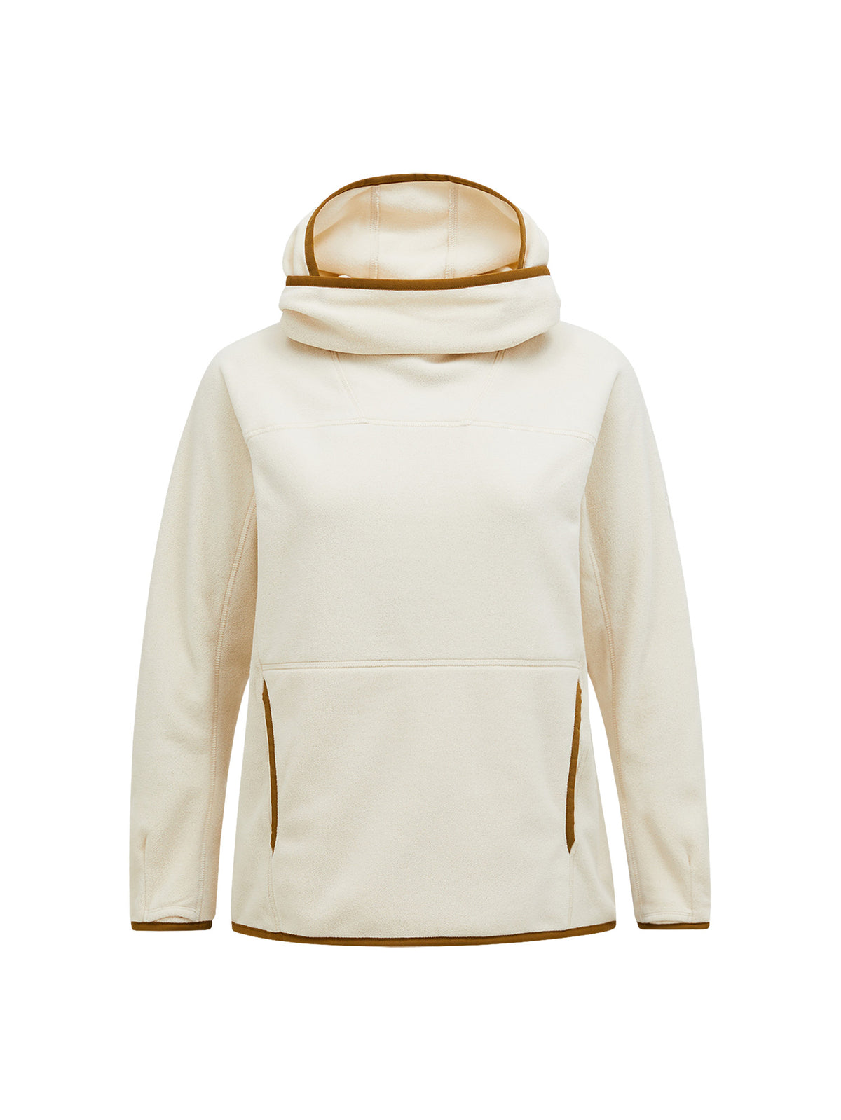 Peak Performance Treeline Fleece Hoodie Damen beige beige Bild 1