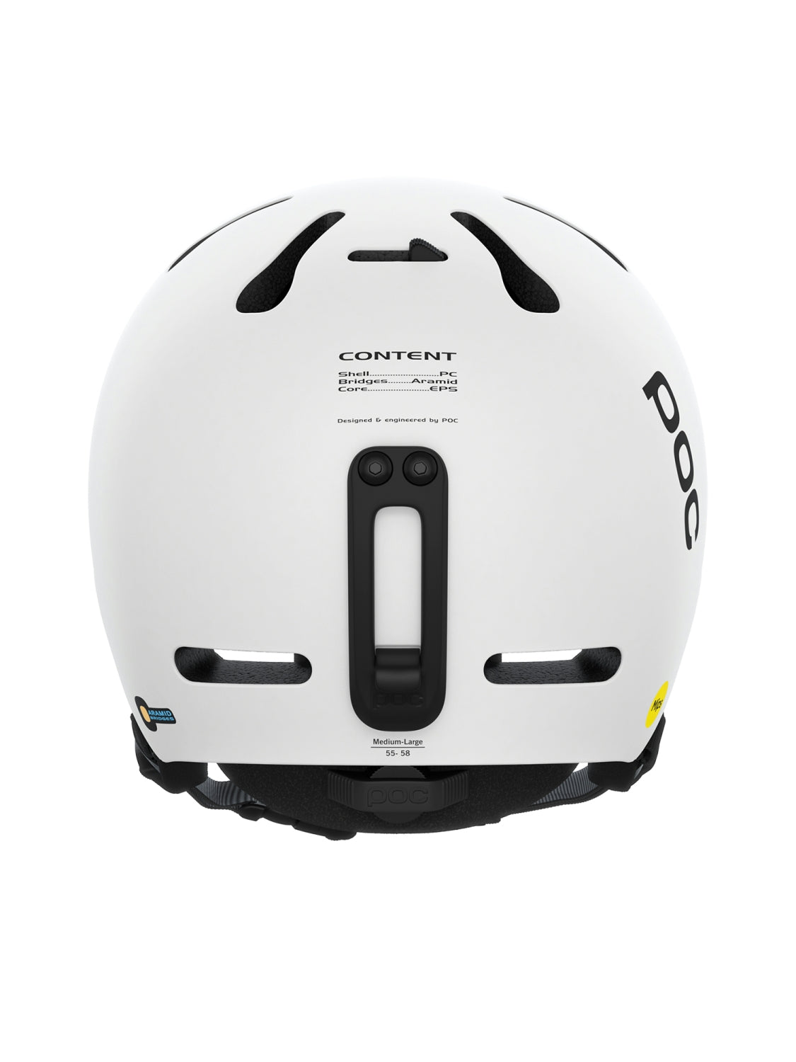 Poc Fornix MIPS Skihelm Unisex weiss - Poc - MEINFREUDENHAUS