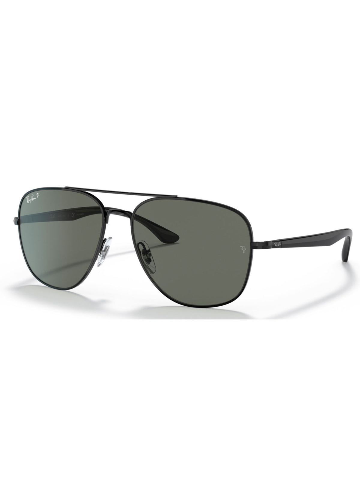 Ray-Ban RB3683 Sonnenbrille Gunmetal / Blau-Grau polarisiert Bild 7
