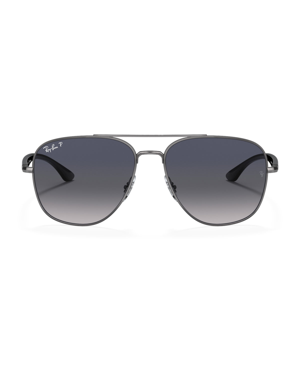 Ray-Ban RB3683 Sonnenbrille Gunmetal / Blau-Grau polarisiert Bild 5