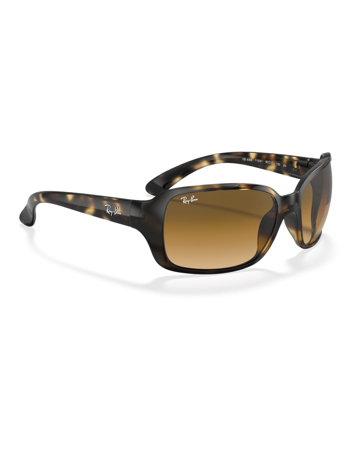 Ray-Ban RB4068 Sonnenbrille Helles Havana / Hellbraun mit Verlauf Bild 4
