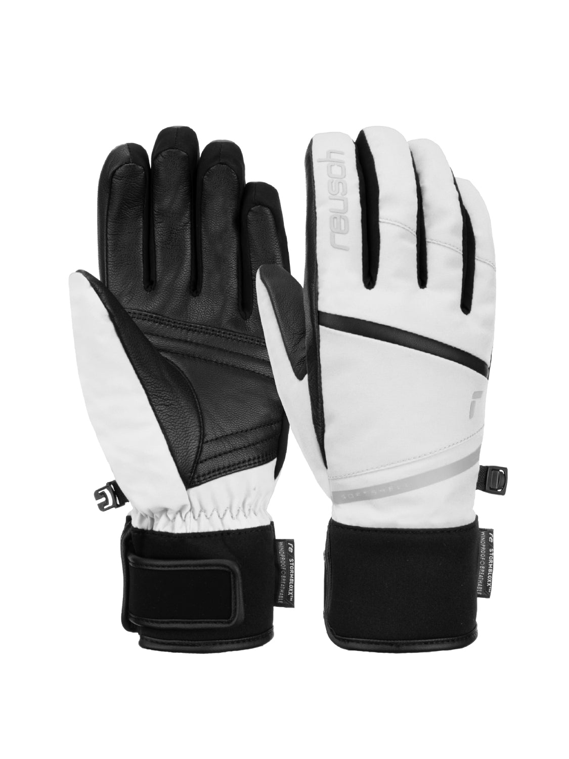 Reusch TESSA STORMBLOXX Damen-Skihandschuhe schwarz/weiss Bild 2