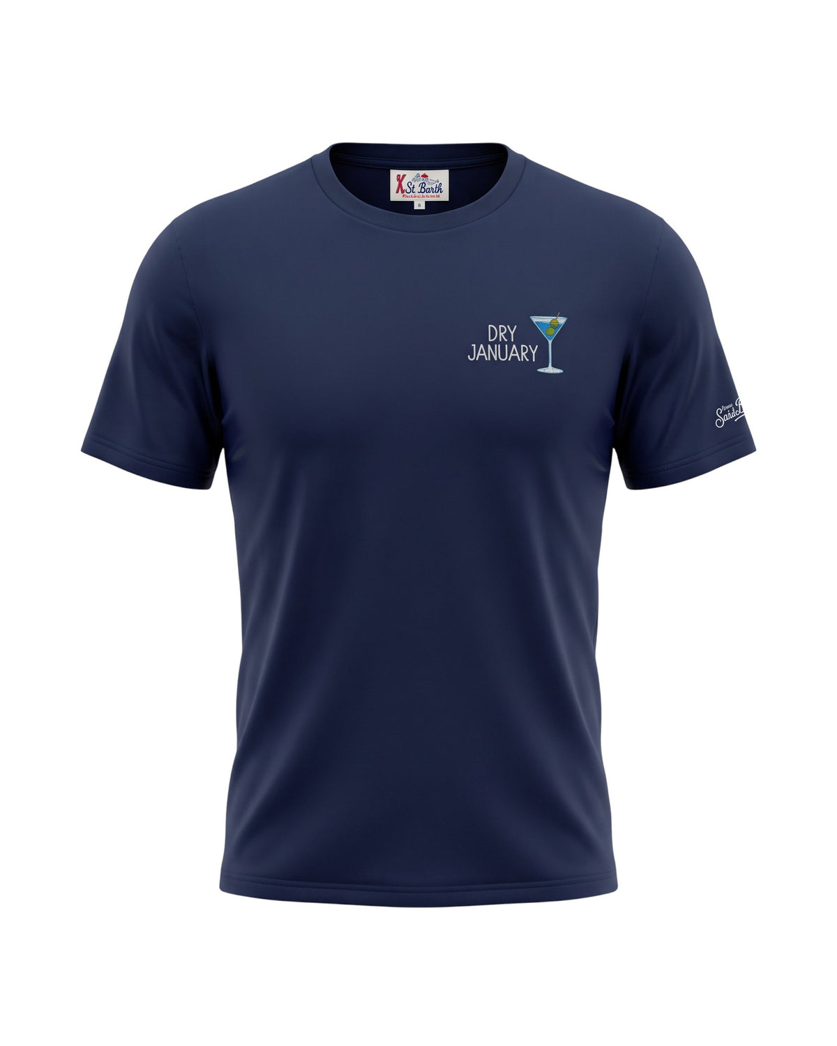 St. Barth Arnott Herren-T-Shirt Dry January dunkelblau Bild 2