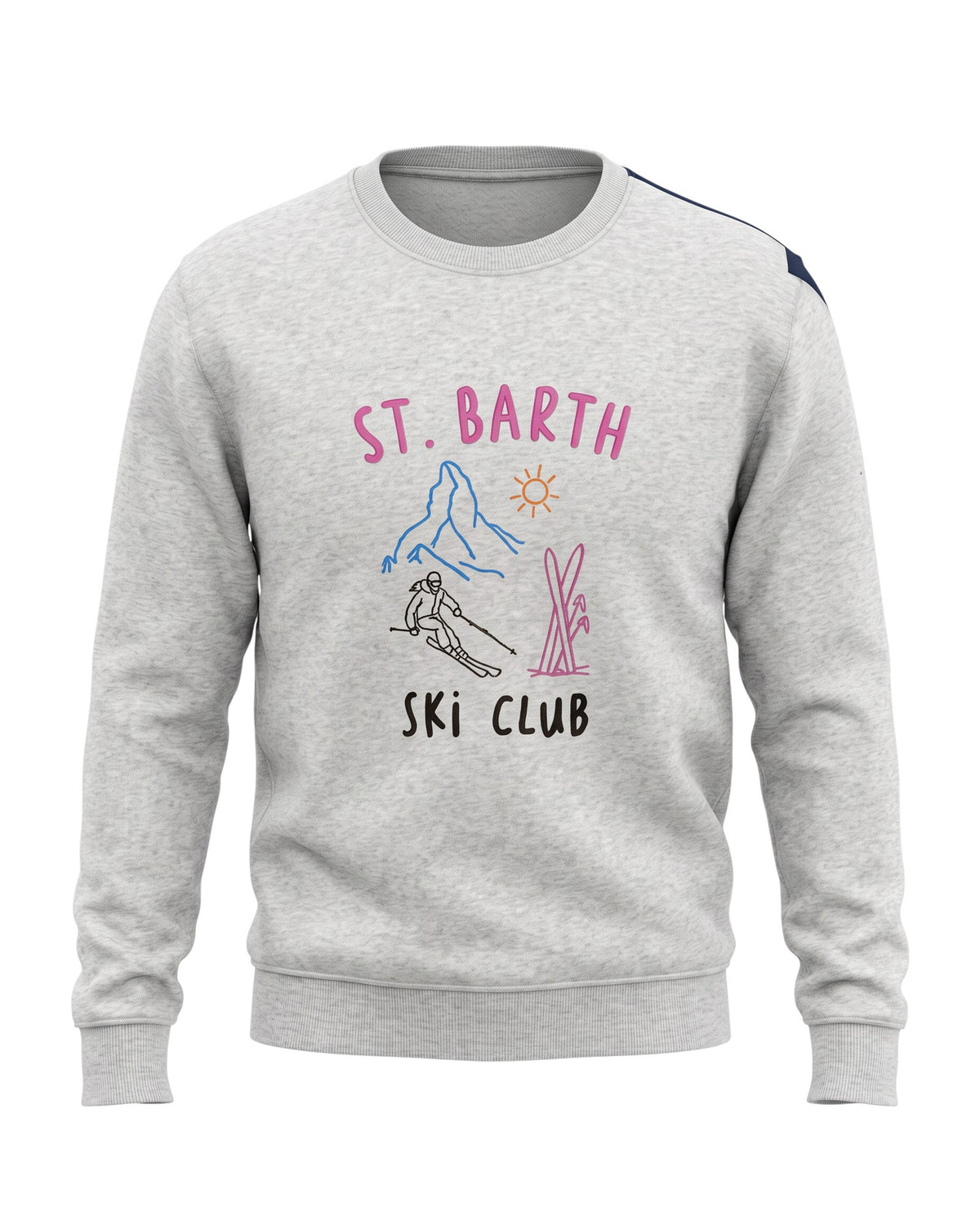 St. Barth Briony Mädchen-Sweatshirt St. Barth Ski Club hellgrau Bild 1