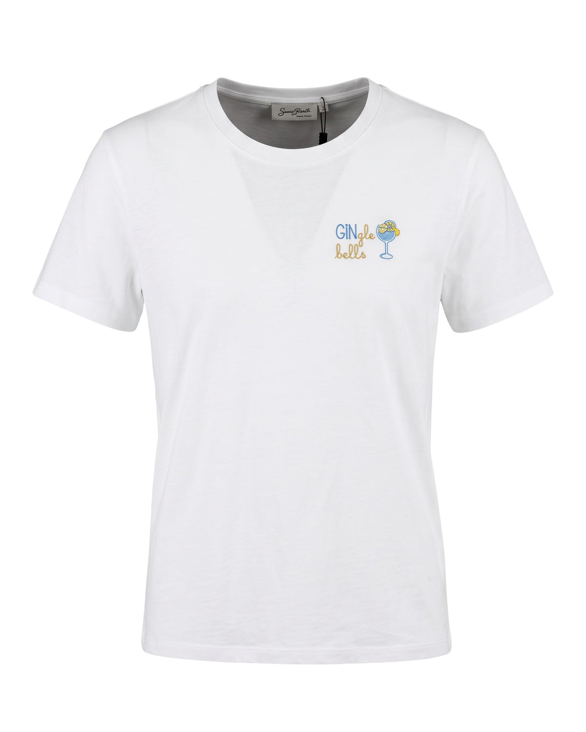St. Barth Emilie Damen-T-Shirt Jingle Bells Off-White Bild 2