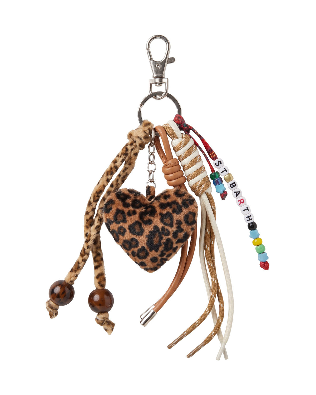 St. Barth Funny Charm Kinder-Taschenanhänger Heart Leo leopard Bild 1