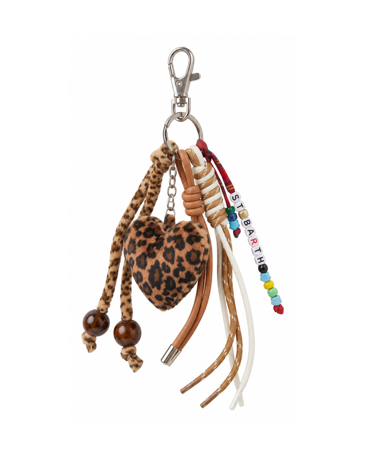 St. Barth Funny Charm Kinder-Taschenanhänger Heart Leo leopard Bild 2