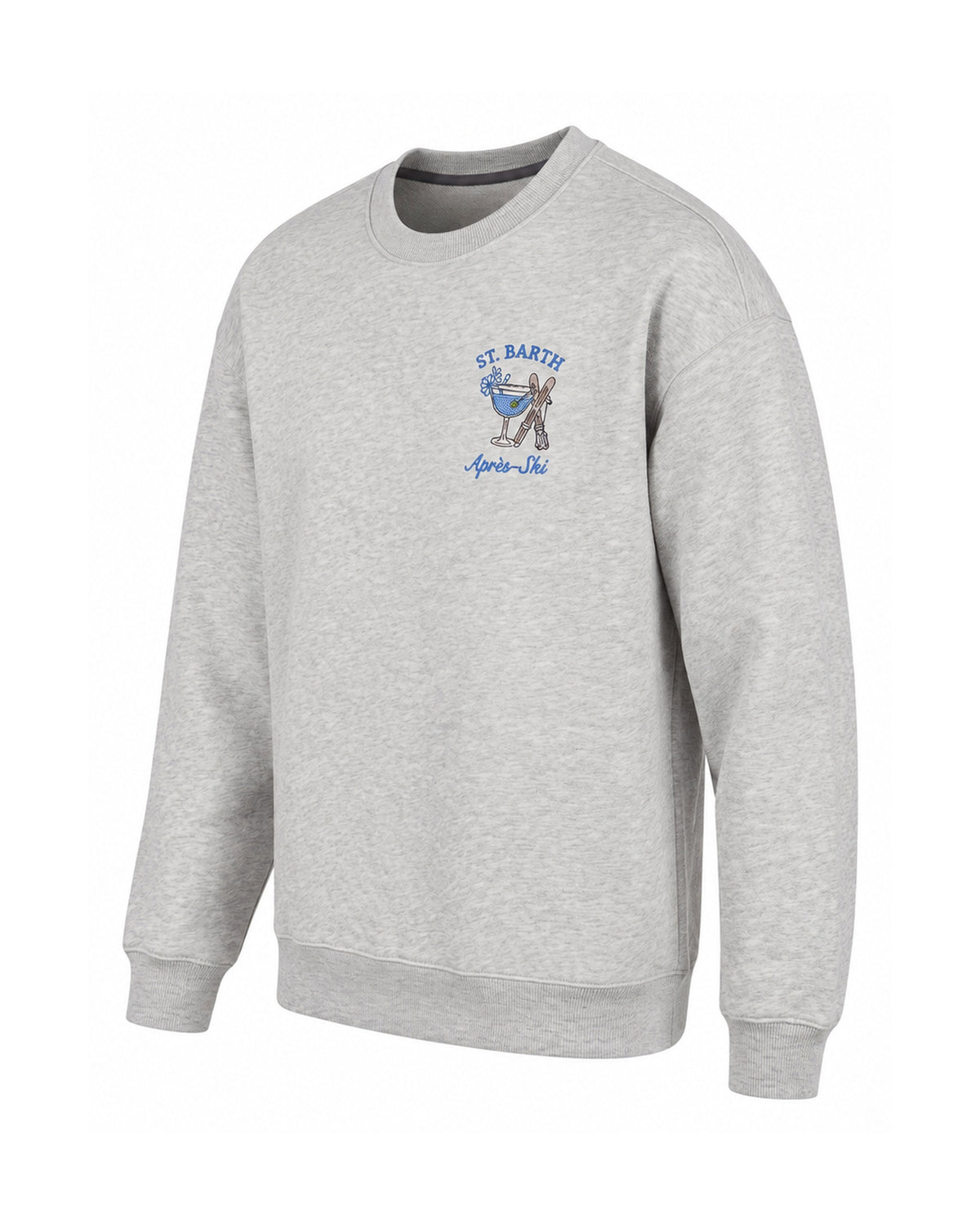 MC2 Saint Barth Stardust Damen Sweatshirt Après Ski Hellgrau Hellgrau Bild 2
