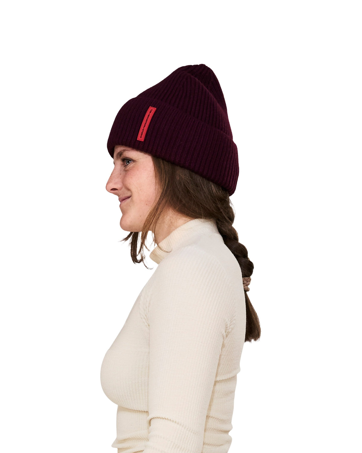 The Mountain Studio C-12 Are Unisex-Wollmütze Off-White Bild 19