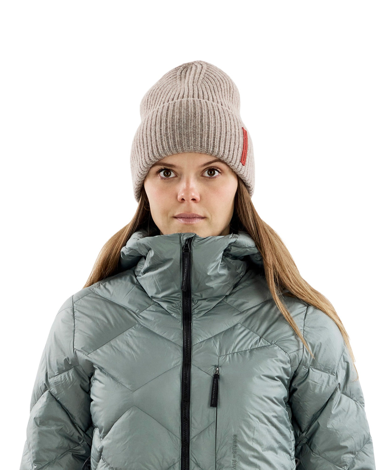 The Mountain Studio C-12 Are Unisex-Wollmütze Off-White Bild 5