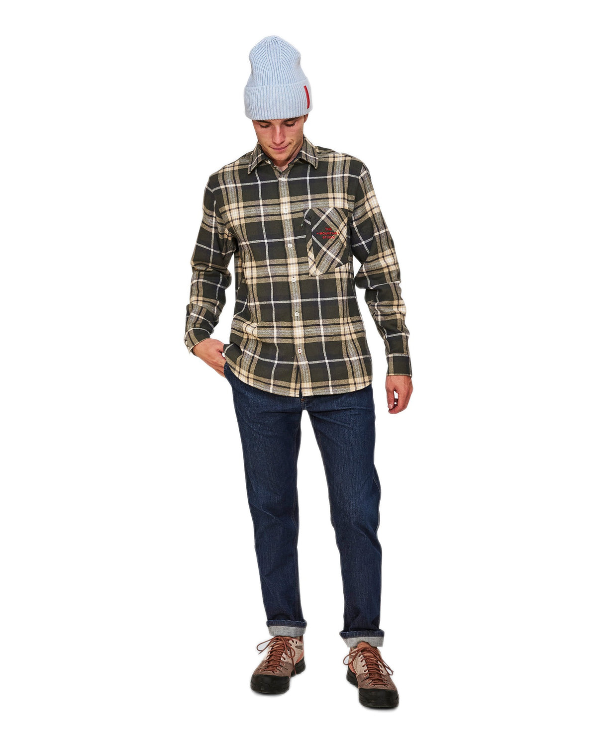 The Mountain Studio C-12 Are Unisex-Wollmütze Off-White Bild 10