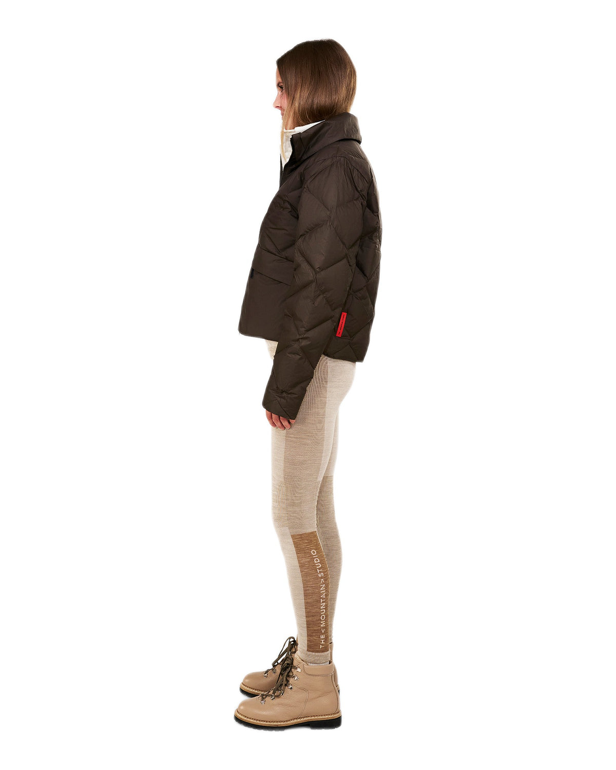 The Mountain Studio D-14 WUL Damen-Daunenjacke – Delicioso Brown braun Bild 4